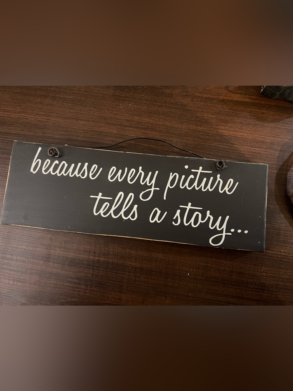 “Every Picture” wooden wall decor #844